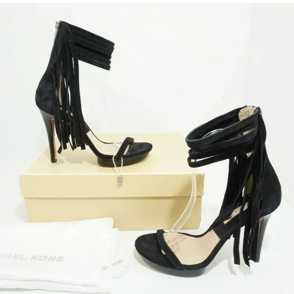 Michael Kors Platform High Heel Sandals Black 37